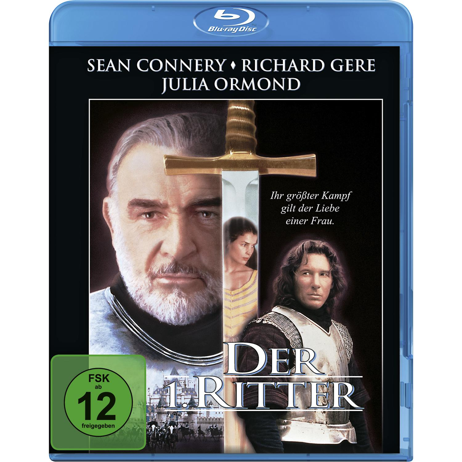 DVD-Cover für Der Ritter. Sean Connery, Richard Gere und Julia Ormond sind zu sehen.