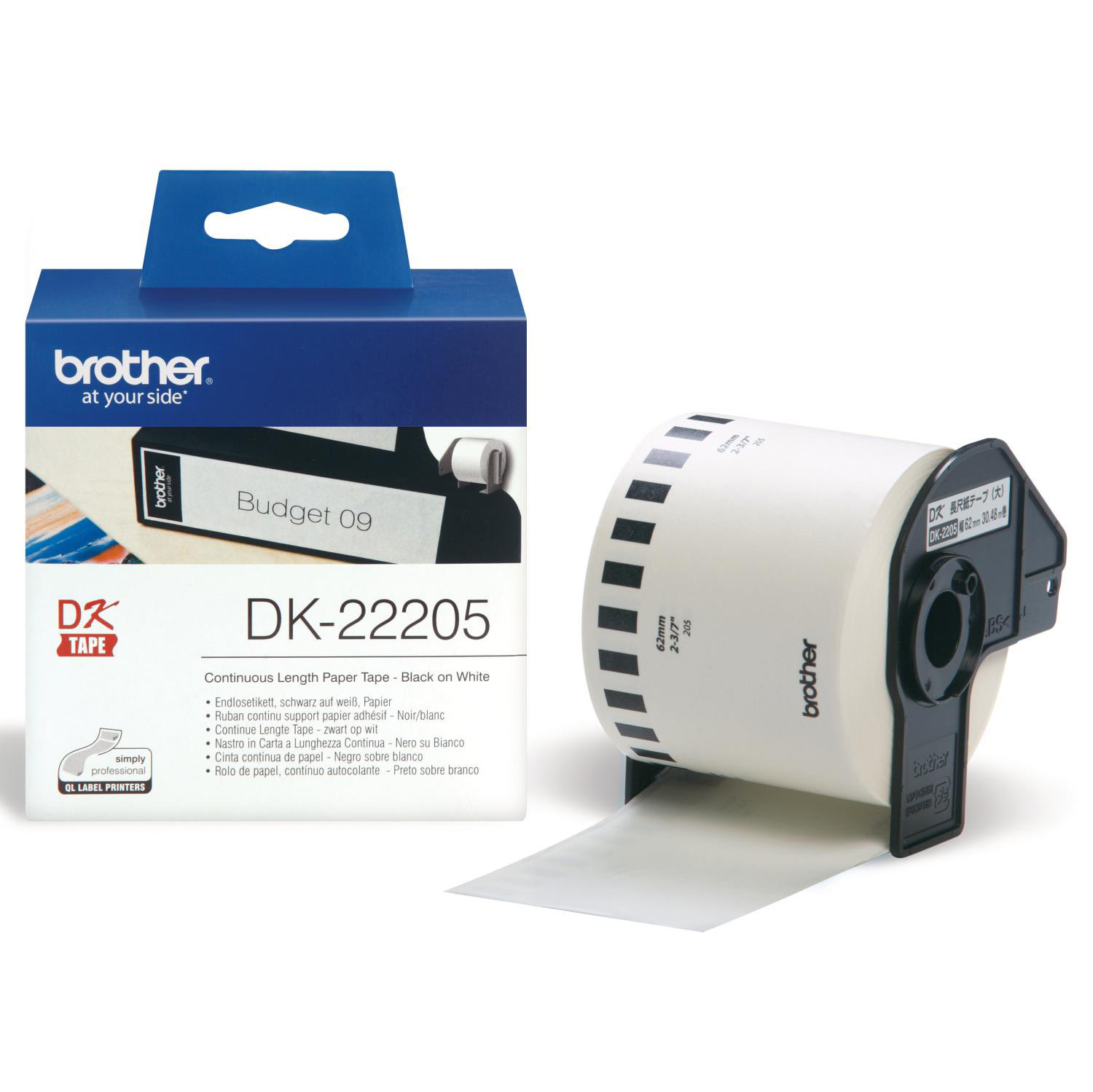 Brother DK-22205 - Papel térmico