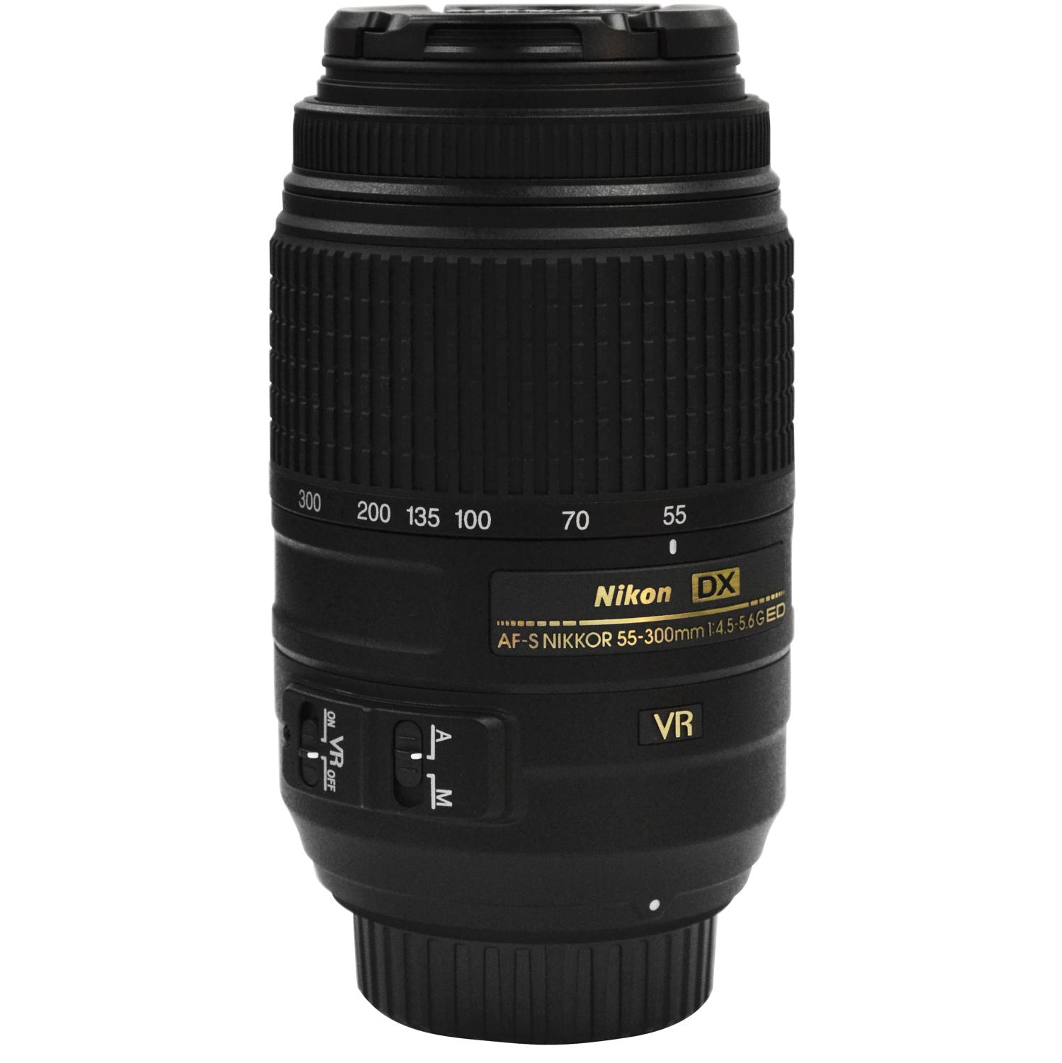 Objetivo - Nikon DX AF-S 55-300 mm VR, f/4.5-5.6