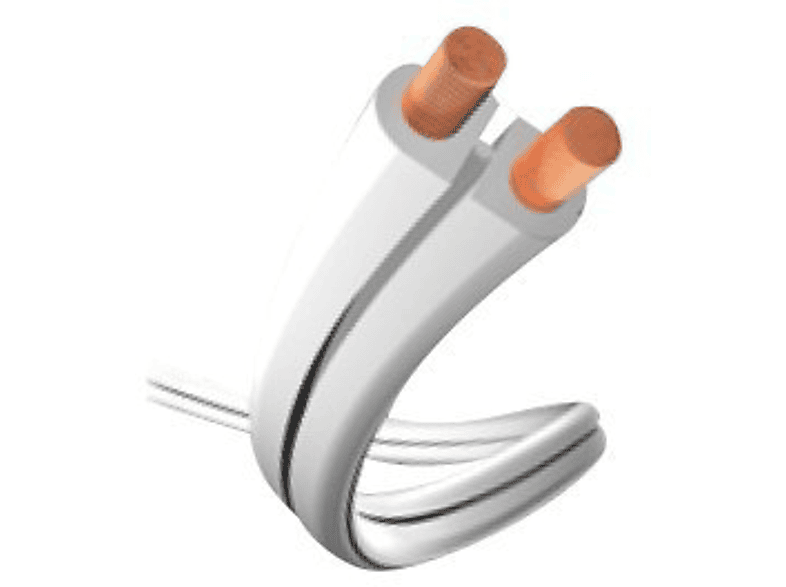 Inakustik Premium Lautsprecherkabel 2 x 4.0 mm², weiß