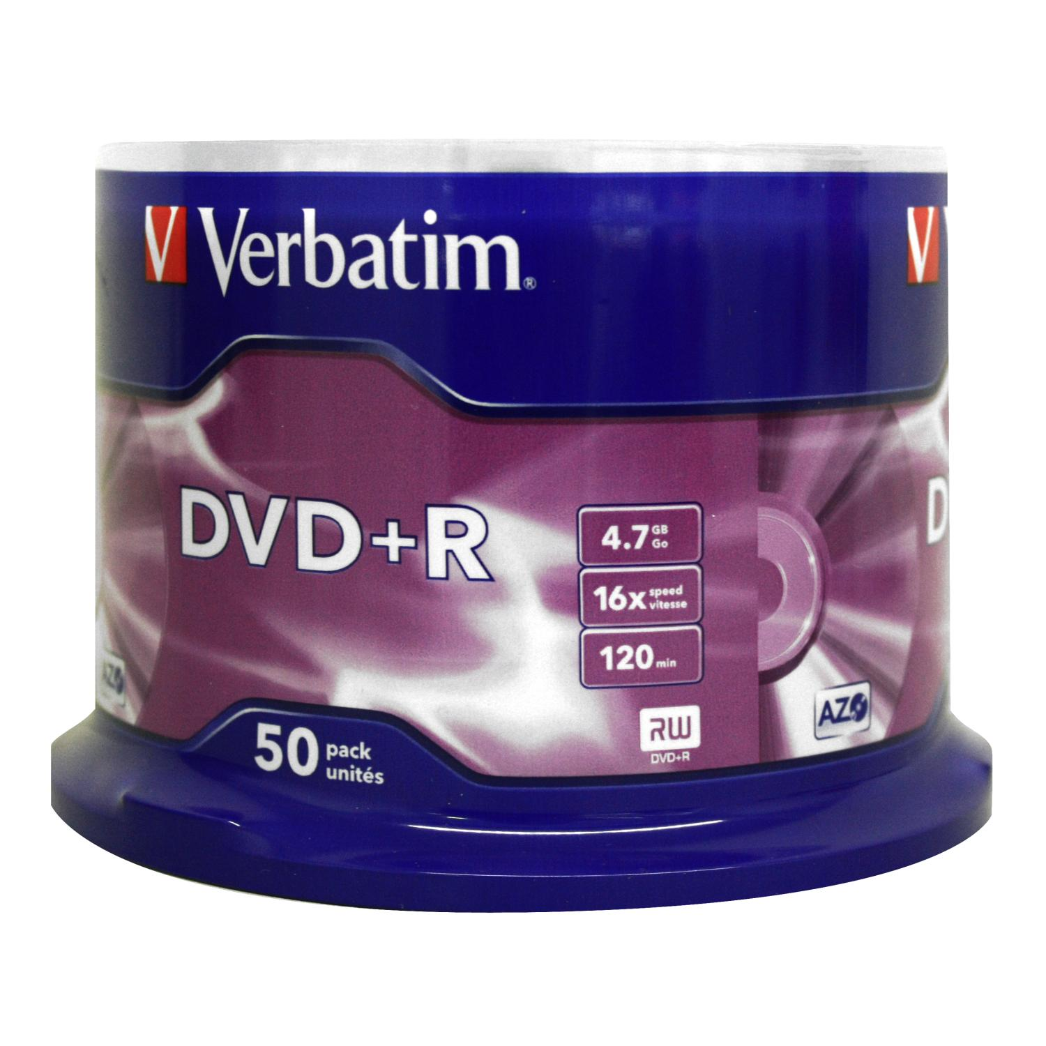 VERBATIM 43550 4,7 Plus Datalife DVD+R Rohling 16X
