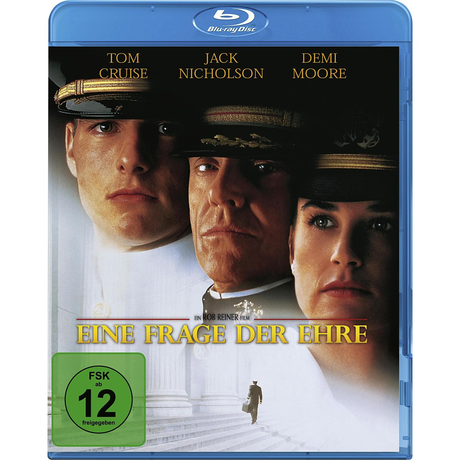 DVD-Cover: Tom Cruise, Jack Nicholson und Demi Moore, Titel 'Eine Frage der Ehre'.