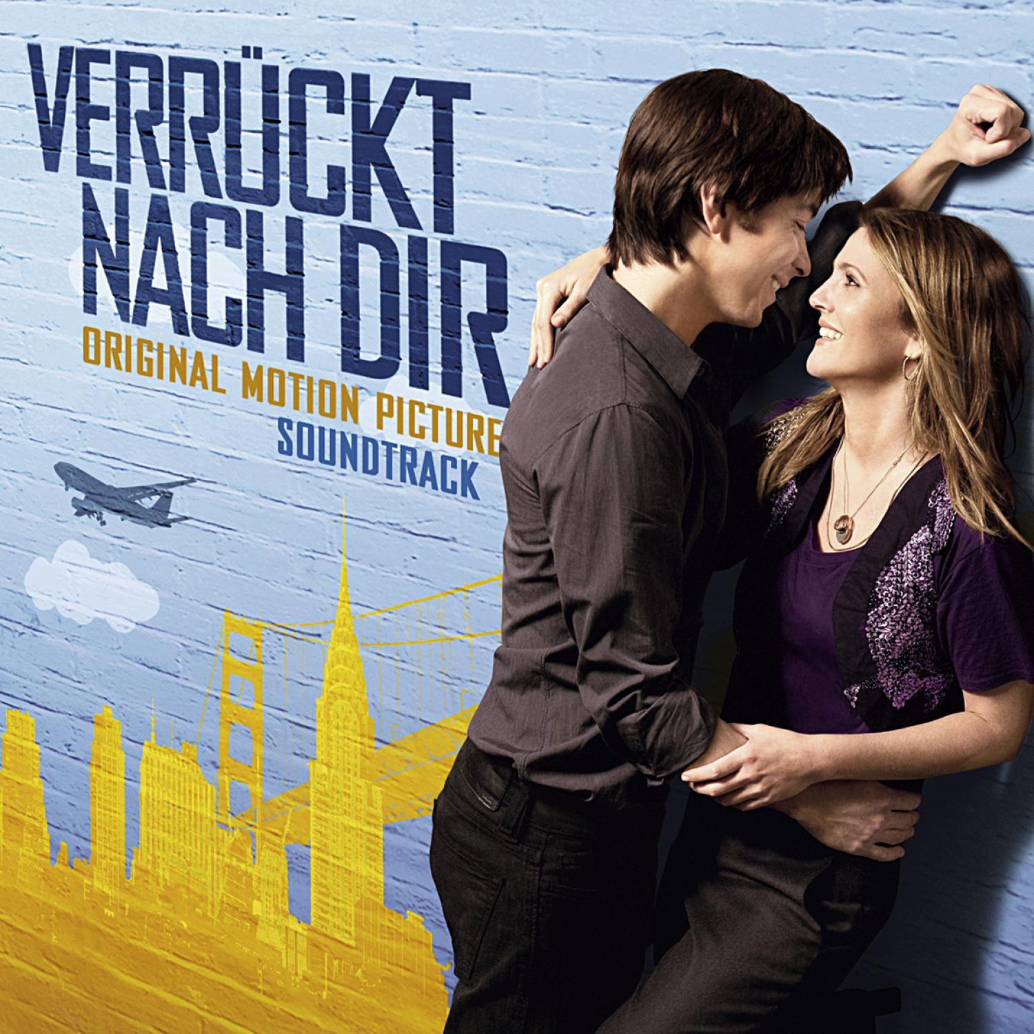Filmmusik-Cover, Paar umarmt sich, Verückt Nach Dir, Original Motion Picture Soundtrack.