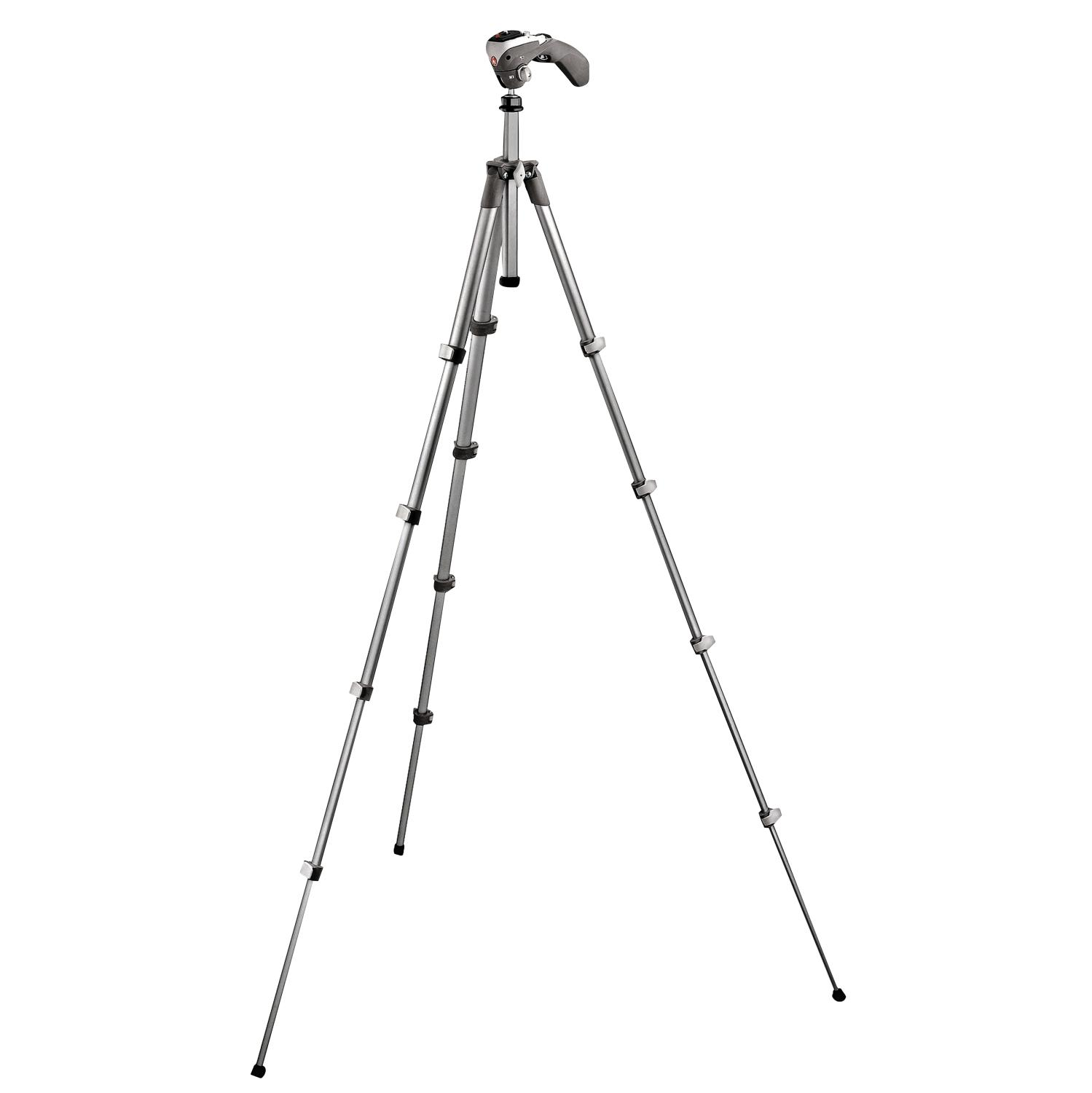 MANFROTTO MKC3-H02 Dreibein Stativ, Grau, Höhe offen bis 1540 mm