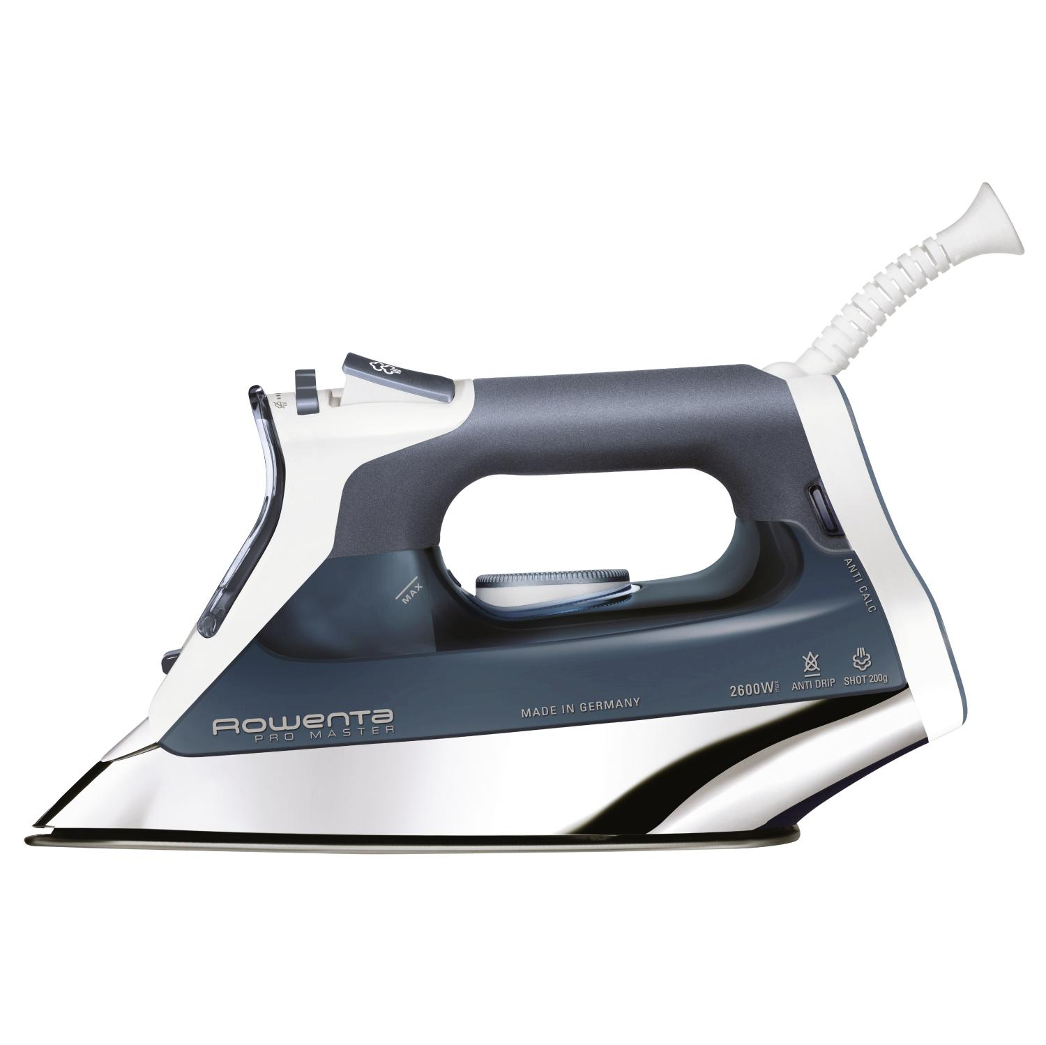 Plancha de vapor - Rowenta DW8110 Potencia 2600W, Golpe de vapor 200g/min, Suela MICROSTEAM 400
