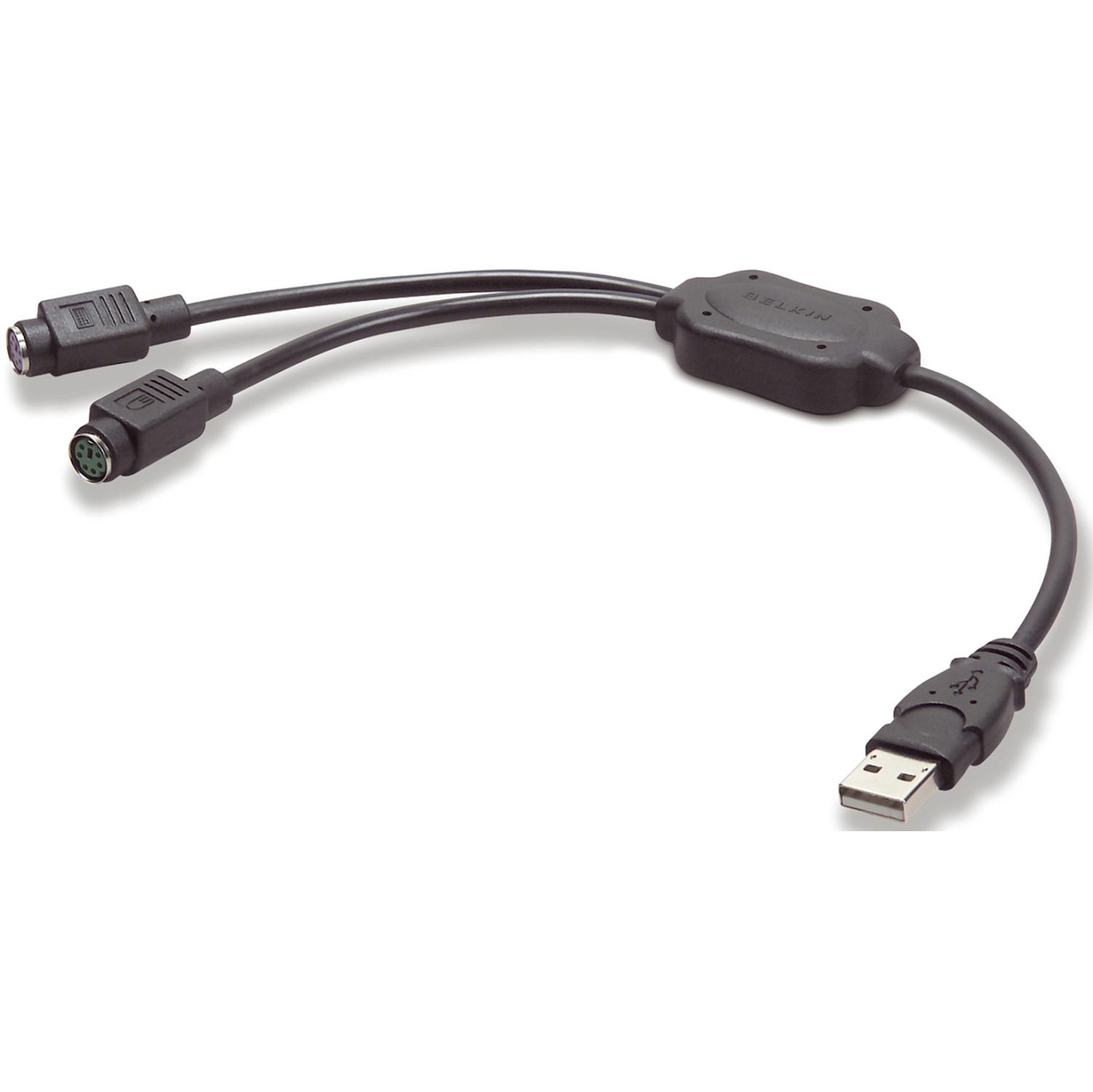 Belkin USB PS/2 Adapter - Adaptador para teclado / ratón