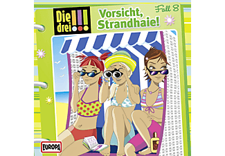 Various - Die drei !!! 08: Vorsicht Strandhaie  - (CD)