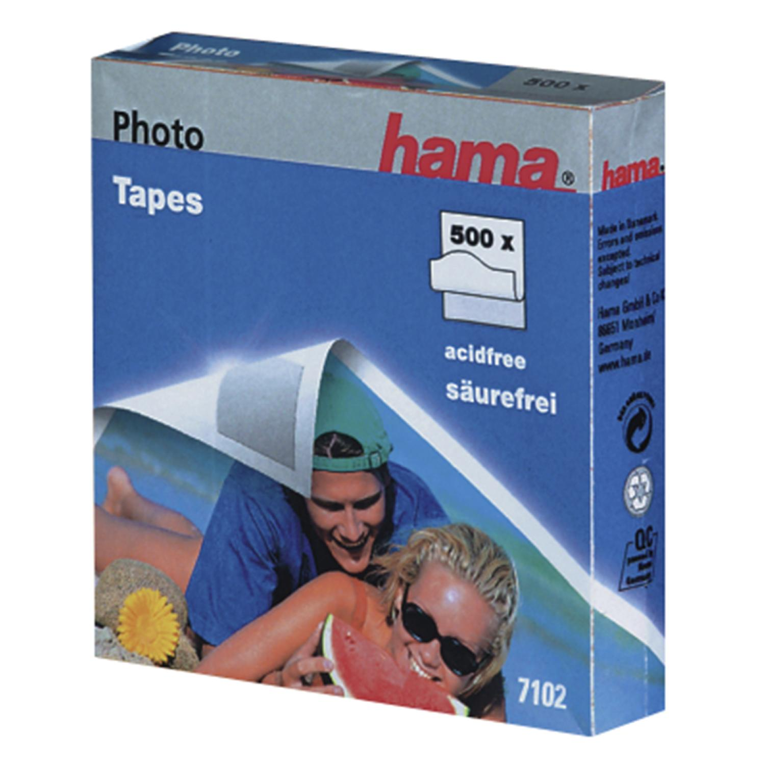 Hama-Fototape-Box mit einem Paar am Strand mit einer Wassermelone.
