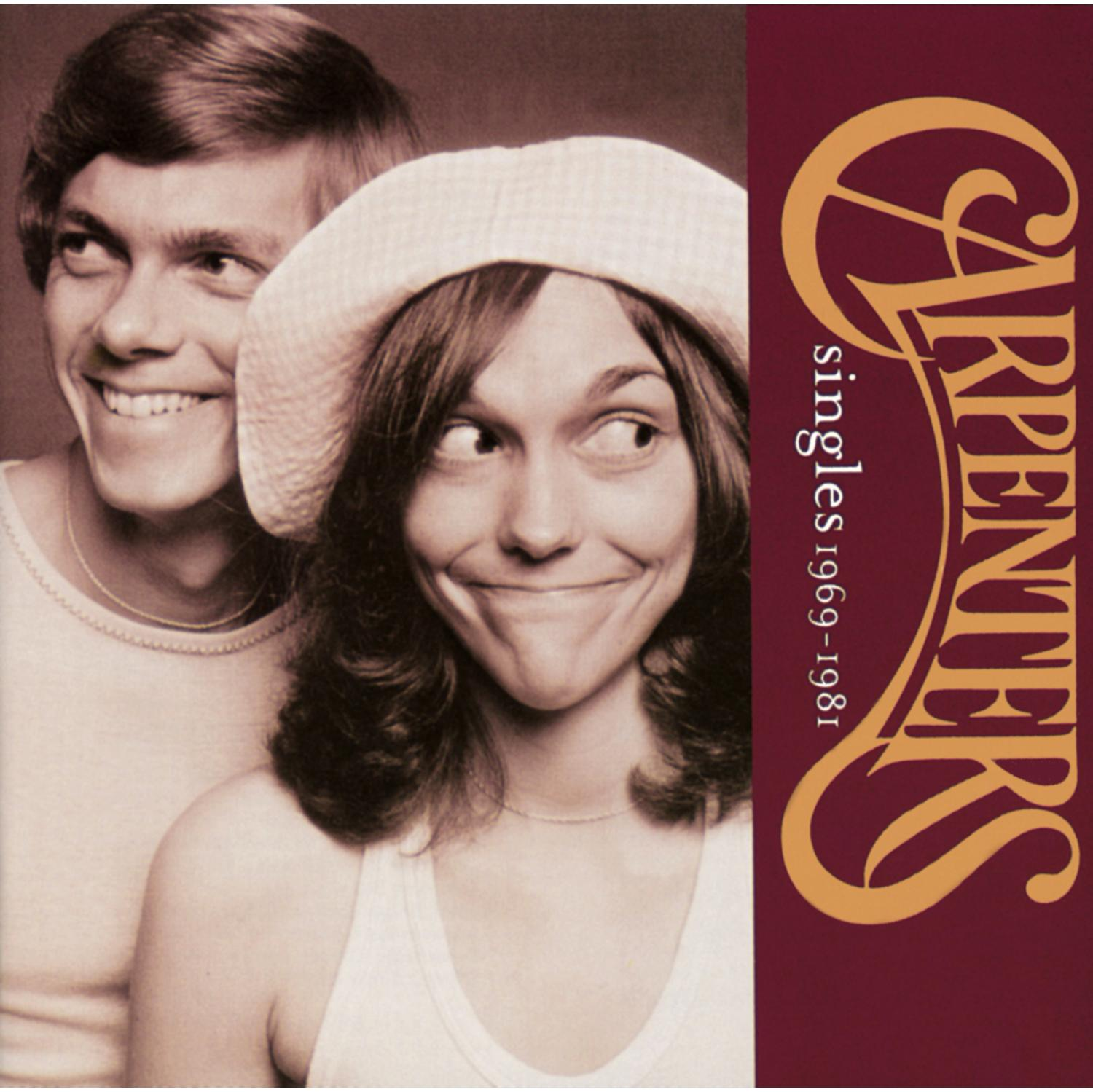 Albumcover: Carpenters, zwei Personen, Titel 'Singles 1969-1981'.