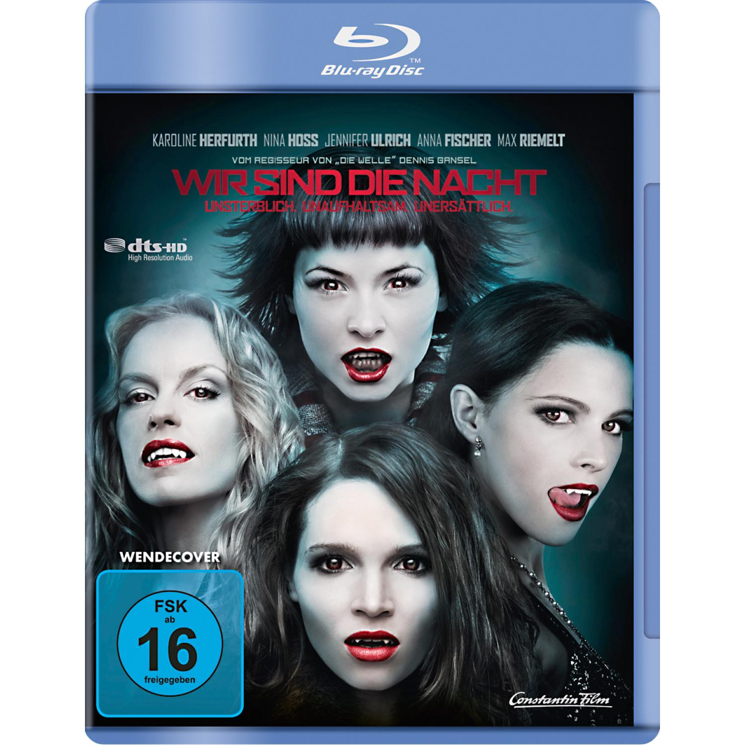 Blu-ray-Cover mit vier Vampirfrauen und Text.