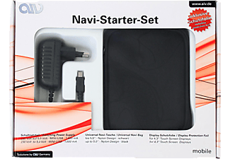 AIV Starter-Set, Navizubehör, passend für Navigationssystem/Smartphone/Tablet, 4 Zoll, Bunt