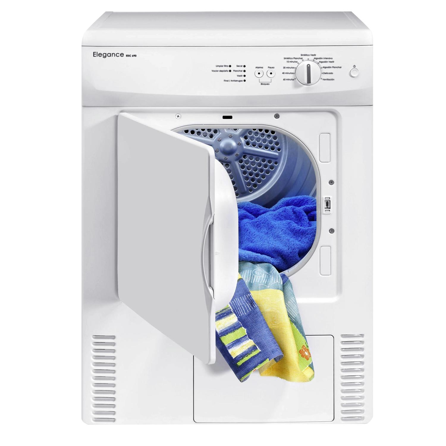 Secadora - Elegance EDC690 Condensación, 6 Kg, Sensor de Humedad