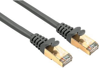 HAMA 41896 - Netzwerkkabel, 5 m, Cat-5e, Grau