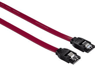HAMA Câble de transmission de données SATA III, 45 cm, rouge - Câble de données., 0.45 m, Rouge