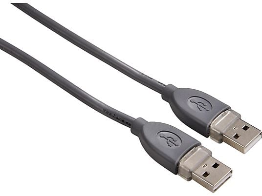 HAMA 39664 CABLE USB2 A/A 1.8M - USB-Kabel, 1.8 m, Grau
