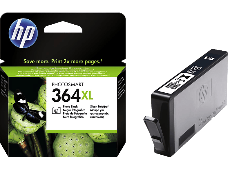 HP 364 Tintenpatrone Schwarz (CB322EE)