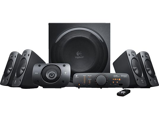 LOGITECH Surround Sound Speakers Z906, nero, 500 W - Altoparlanti per PC (Nero)