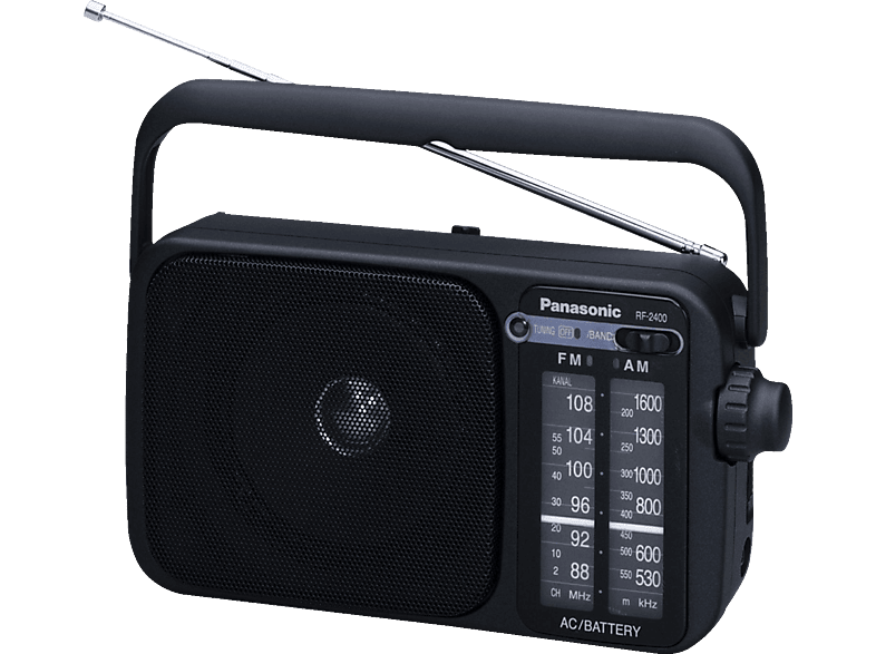 PANASONIC RF-2400 Radio, Analog Tuner, Schwarz