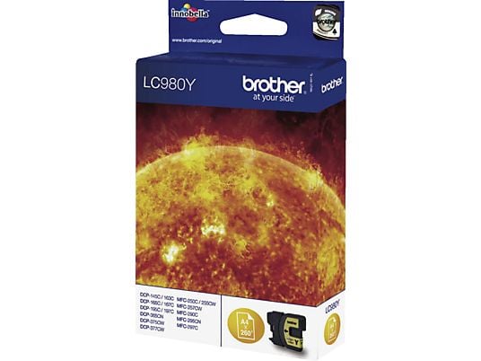 BROTHER LC980Y - Cartouche d'encre (Jaune)