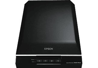 EPSON Perfection V600 Photo Flachbettscanner , Bis zu 6.400 x 9.600 dpi, Matrix CCD, White LED, IR LED with ReadyScan LED Technology