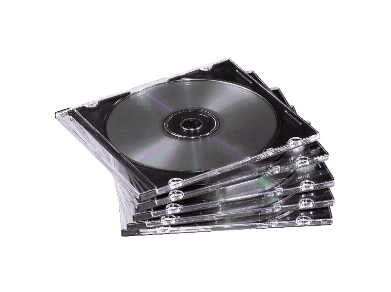 color negro 50 unidades Amaray Caja para DVD//CD//BLU RAY
