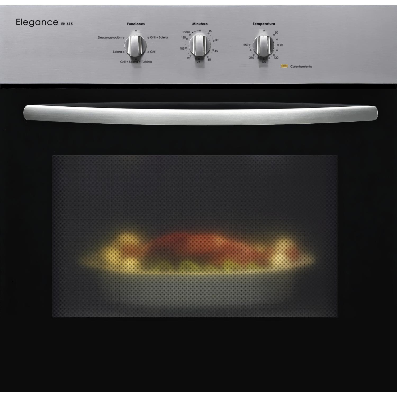 Horno - Elegance EH615INOX Inox, Multifunción, Clase energética A+