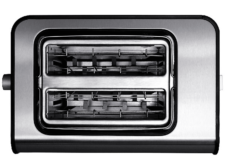 Thumbnail - KOENIC KTO 120 Toaster Edelstahl/Schwarz (870 Watt, Schlitze: 2)