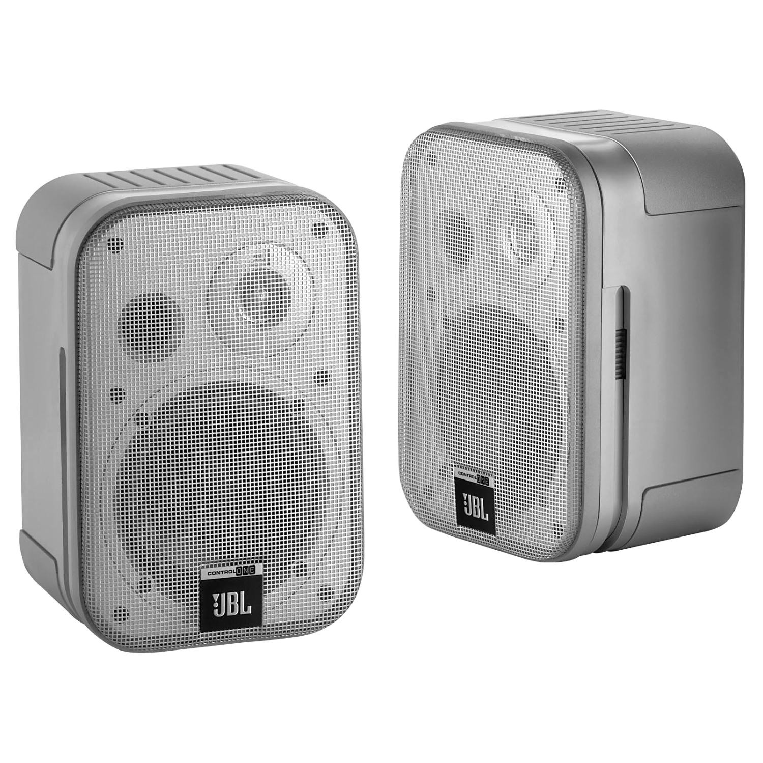 Altavoz estéreo JBL Control One, 100W, Plata