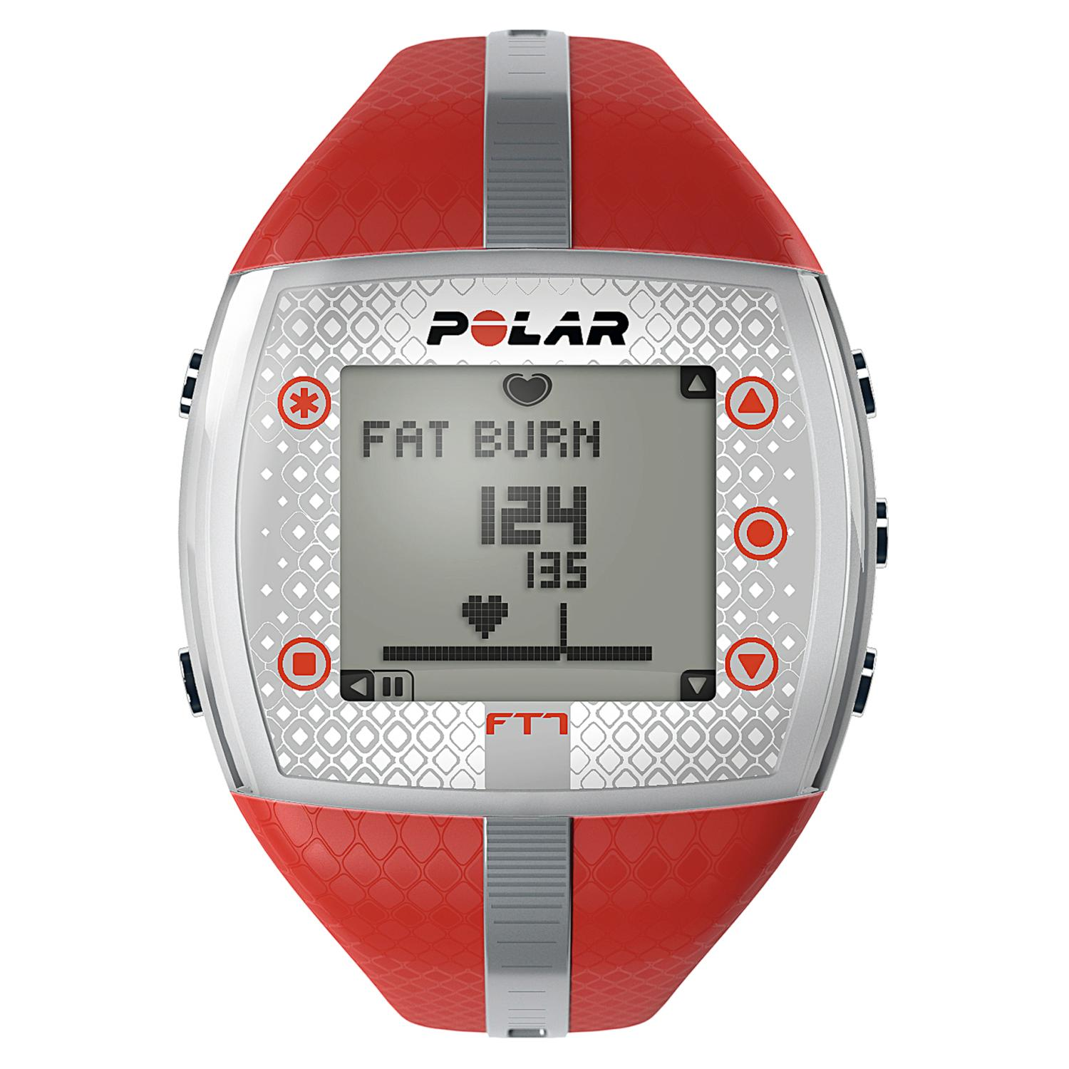 Reloj deportivo - Polar FT7 Rojo y plata