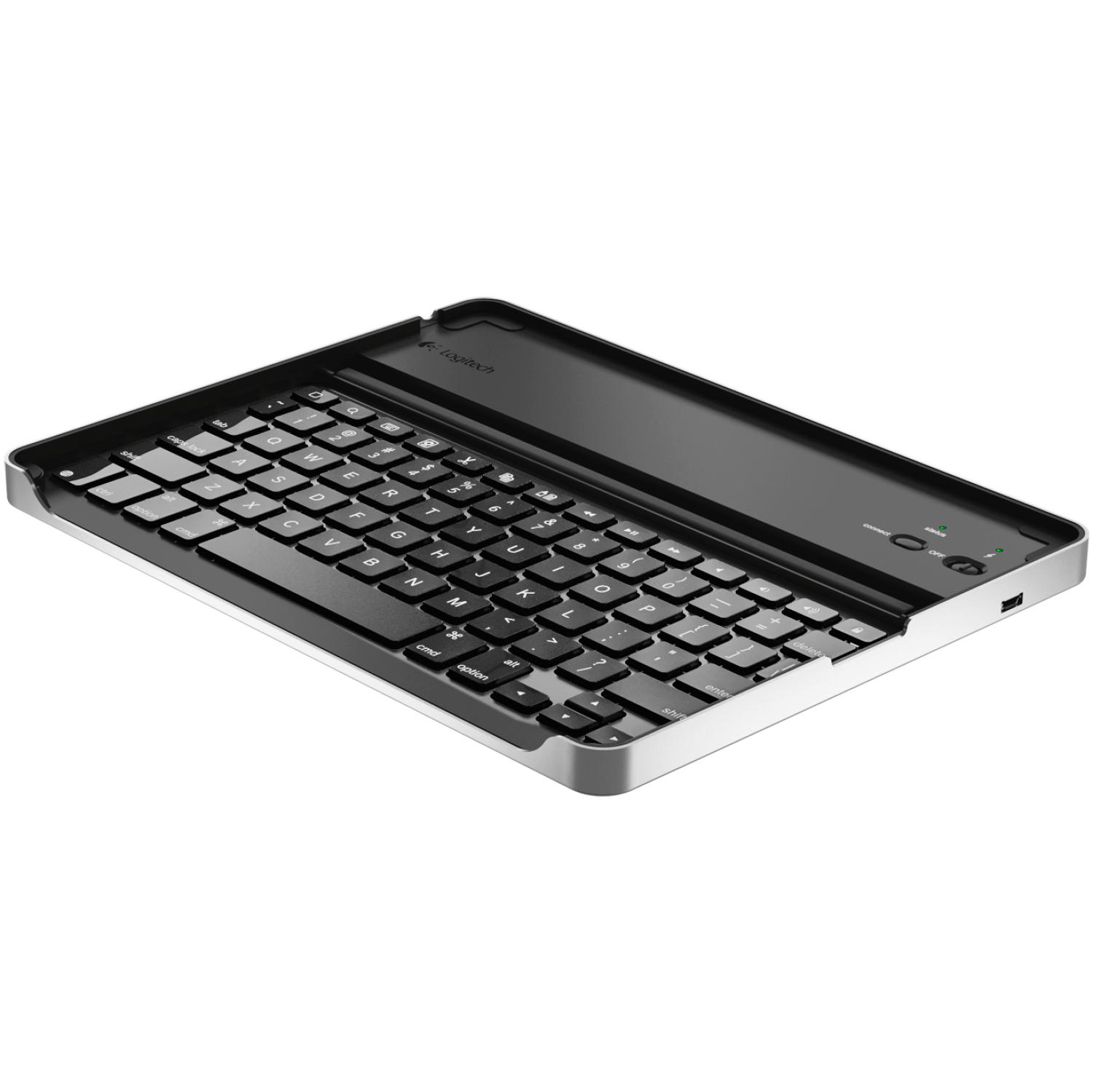 Funda más teclado para iPad 2 - Logitech Keyboard Case, Bluetooth, inalámbrico, USB