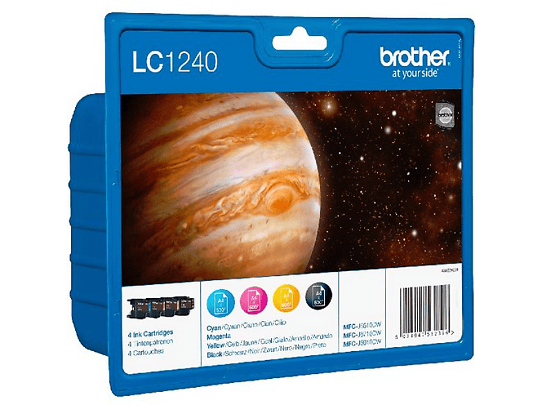 BROTHER LC-1240 Blister Zwart - Cyaan - Magenta - Geel