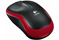 LOGITECH PC Maus M185, kabellos, rot/schwarz (910-002240)