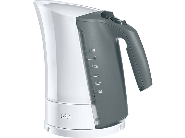 BRAUN Multiquick 3 Weiß/Grau Wasserkocher, 300 WK WH