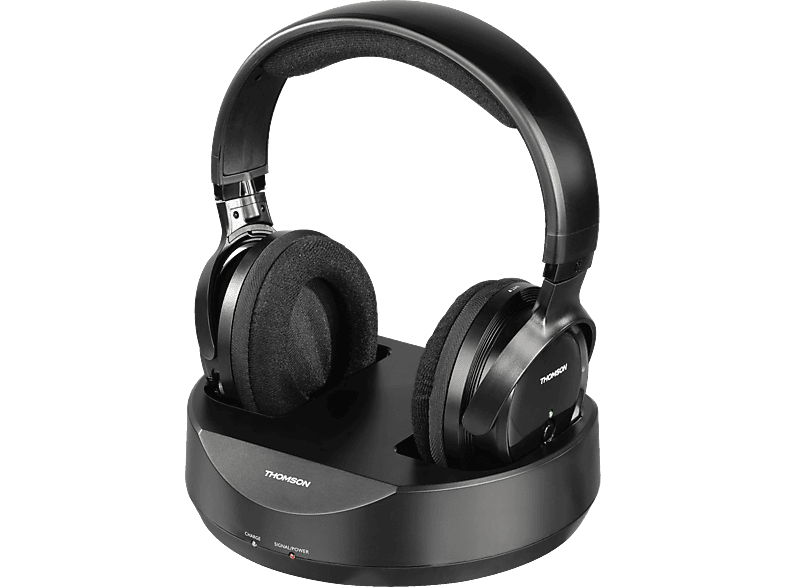 THOMSON 131957 Over-Ear, WHP3001BK online kaufen PLL-System, Schw. m, MediaMarkt | TV-Funkkopfhörer, Ladestation, 100