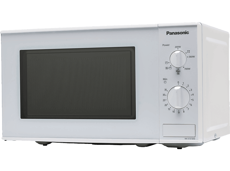 PANASONIC NN-K101W, Mikrowelle (800 Watt, Grillfunktion)