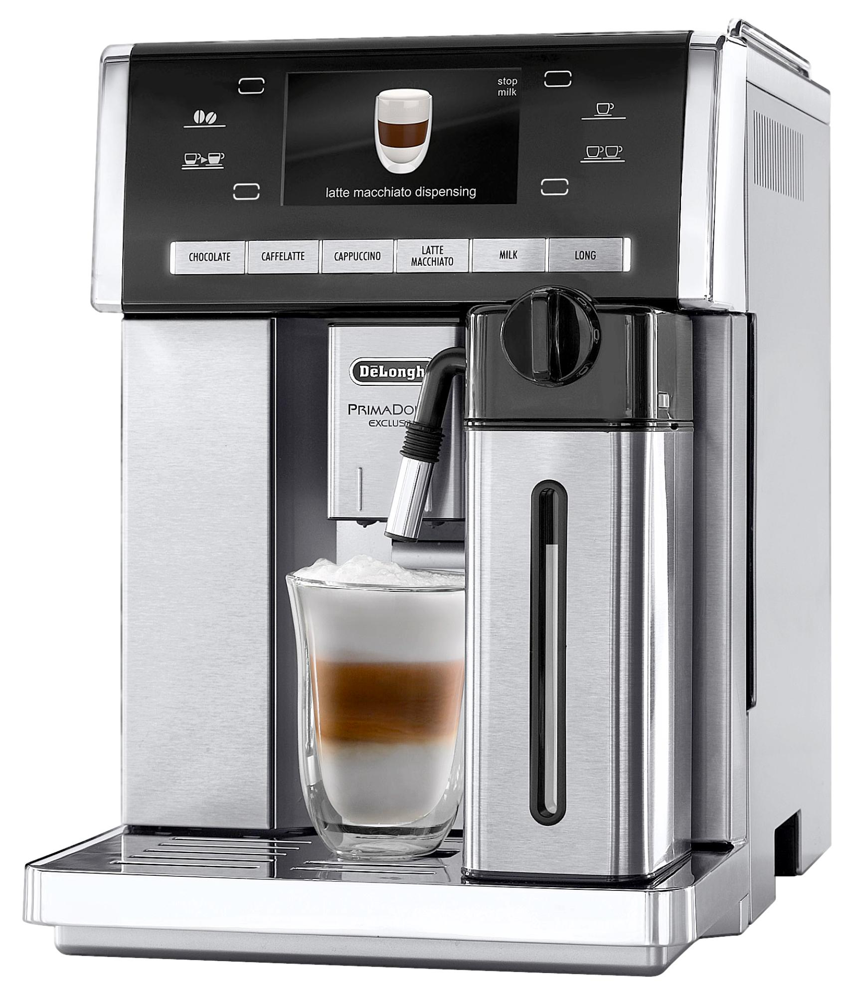 DELONGHI Prima Donna Exclusive ESAM 6900  Kaffeevollautomat Silber