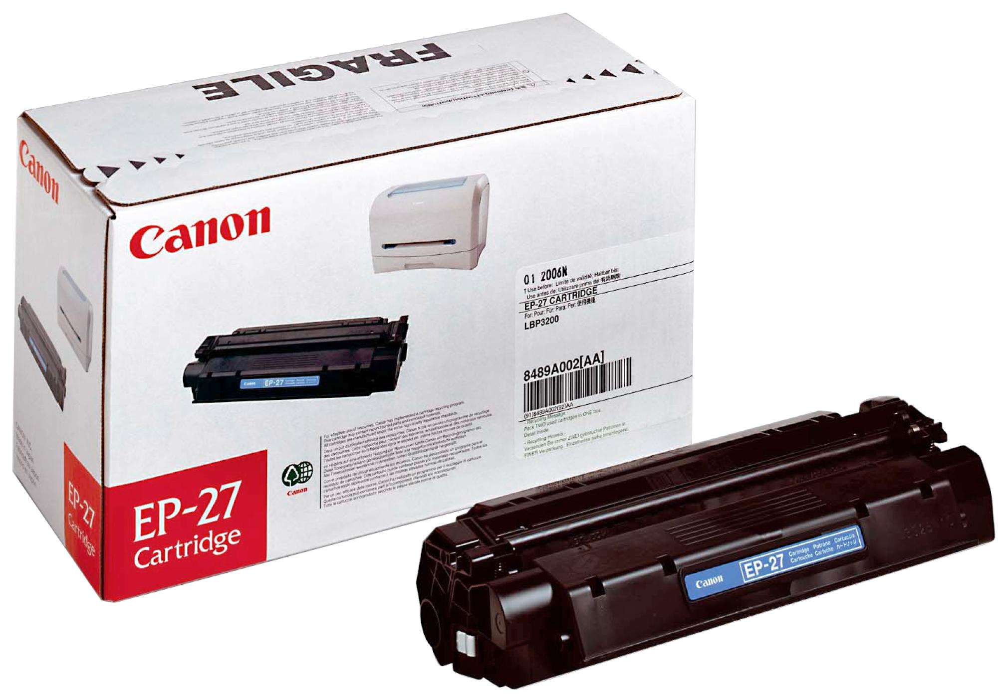 CANON 8489A002 Ep-27 Sıyah Toner 2.500 Sayfa