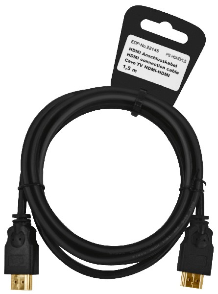 HDHD, 1,5 m VIVANCO Kabel, 22145 PS