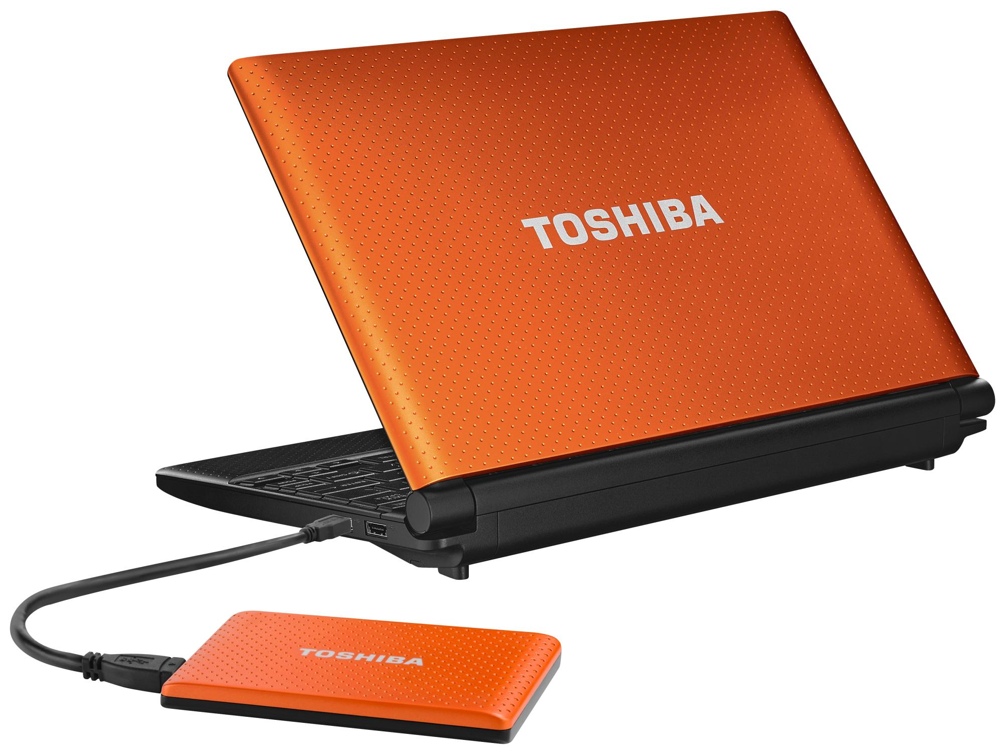 Disco duro de 1Tb - Toshiba Store Partner naranja, externo de 2.5" y USB 3.0