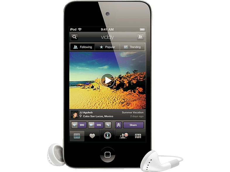 iPod 32GB schwarz MP4-Player 32 touch APPLE GB, Schwarz