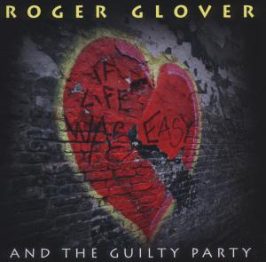 Roger Glover Albumcover: Rotes gebrochenes Herz auf Backsteinmauer, schwarzer Hintergrund.