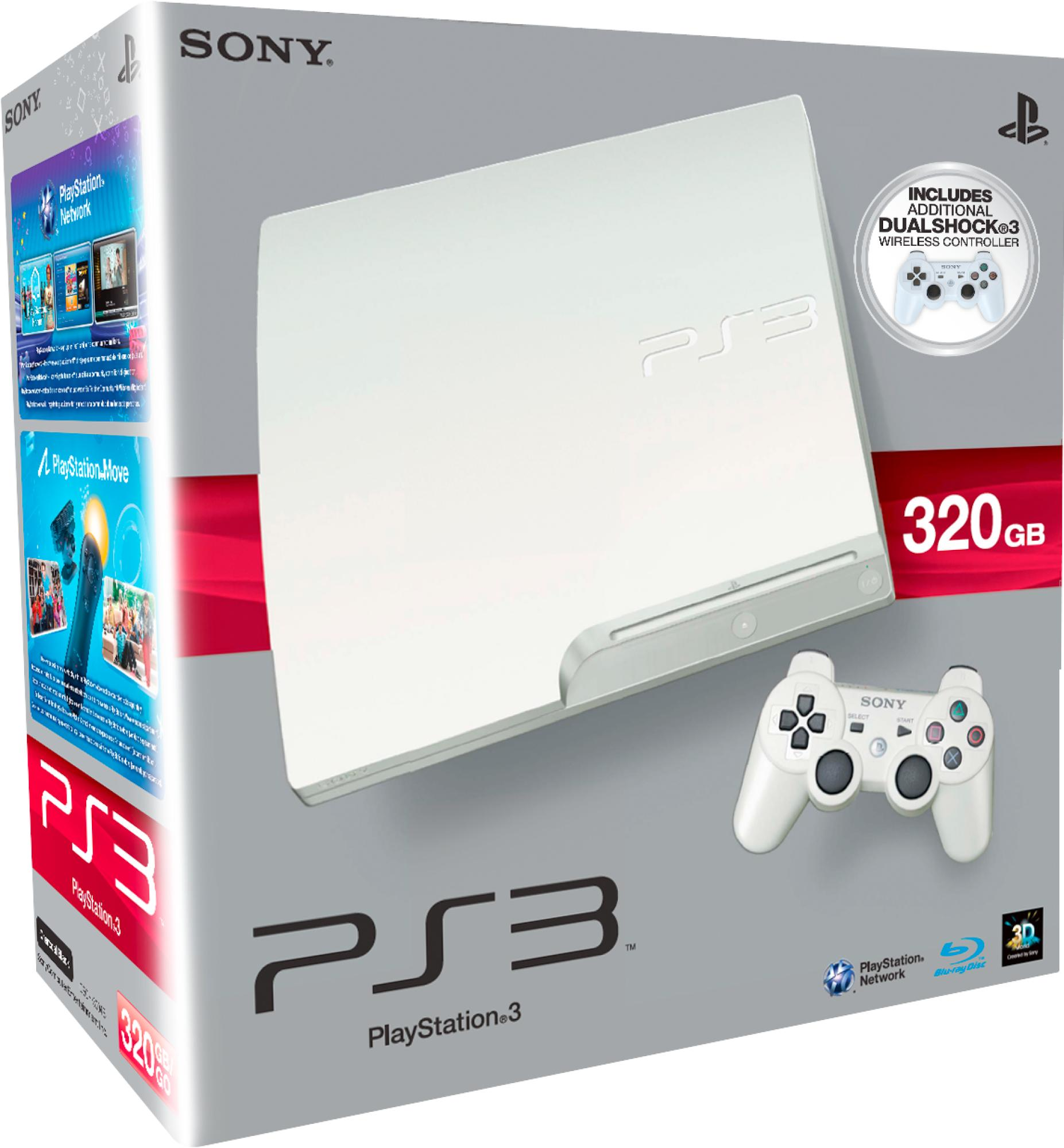 PS3 320GB Blanco + Dualshock 3 Blanco