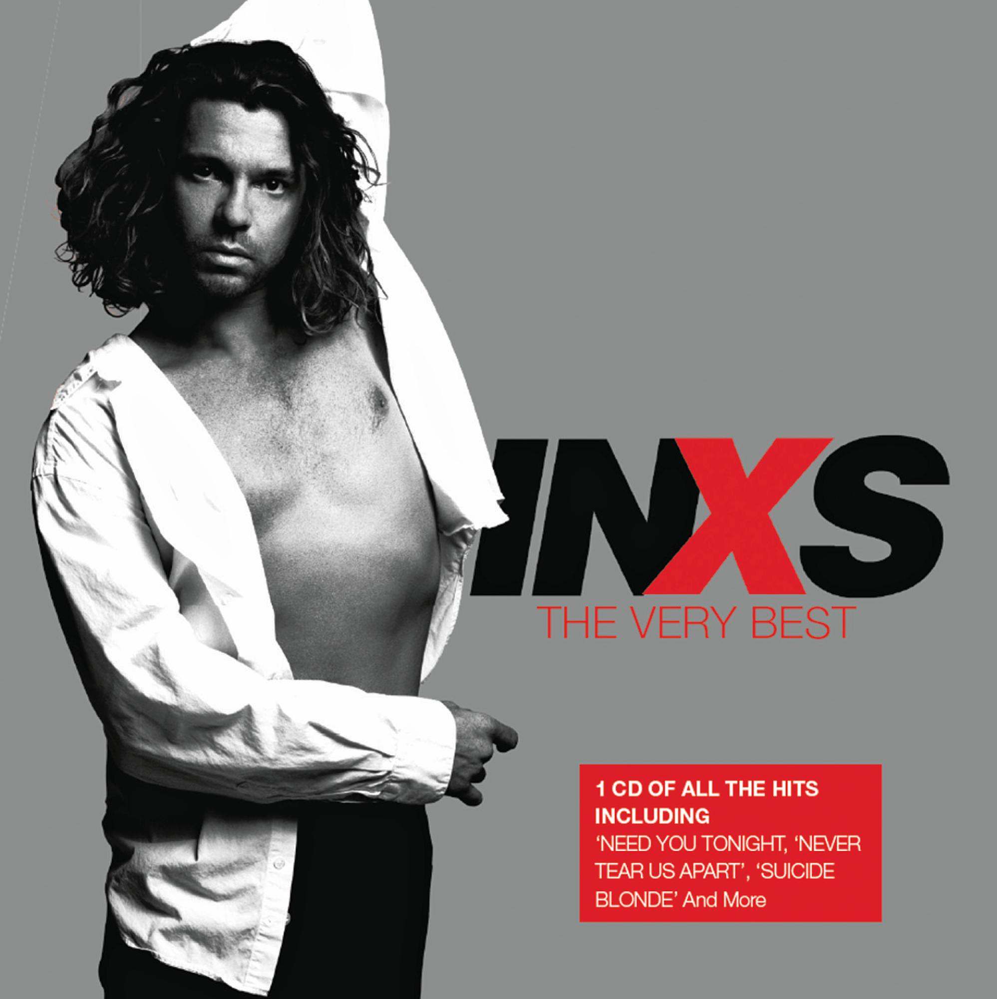 Albumcover: Ein Mann mit langen Haaren, teilweise oben ohne, Text 'INXS' und Albumtitel.