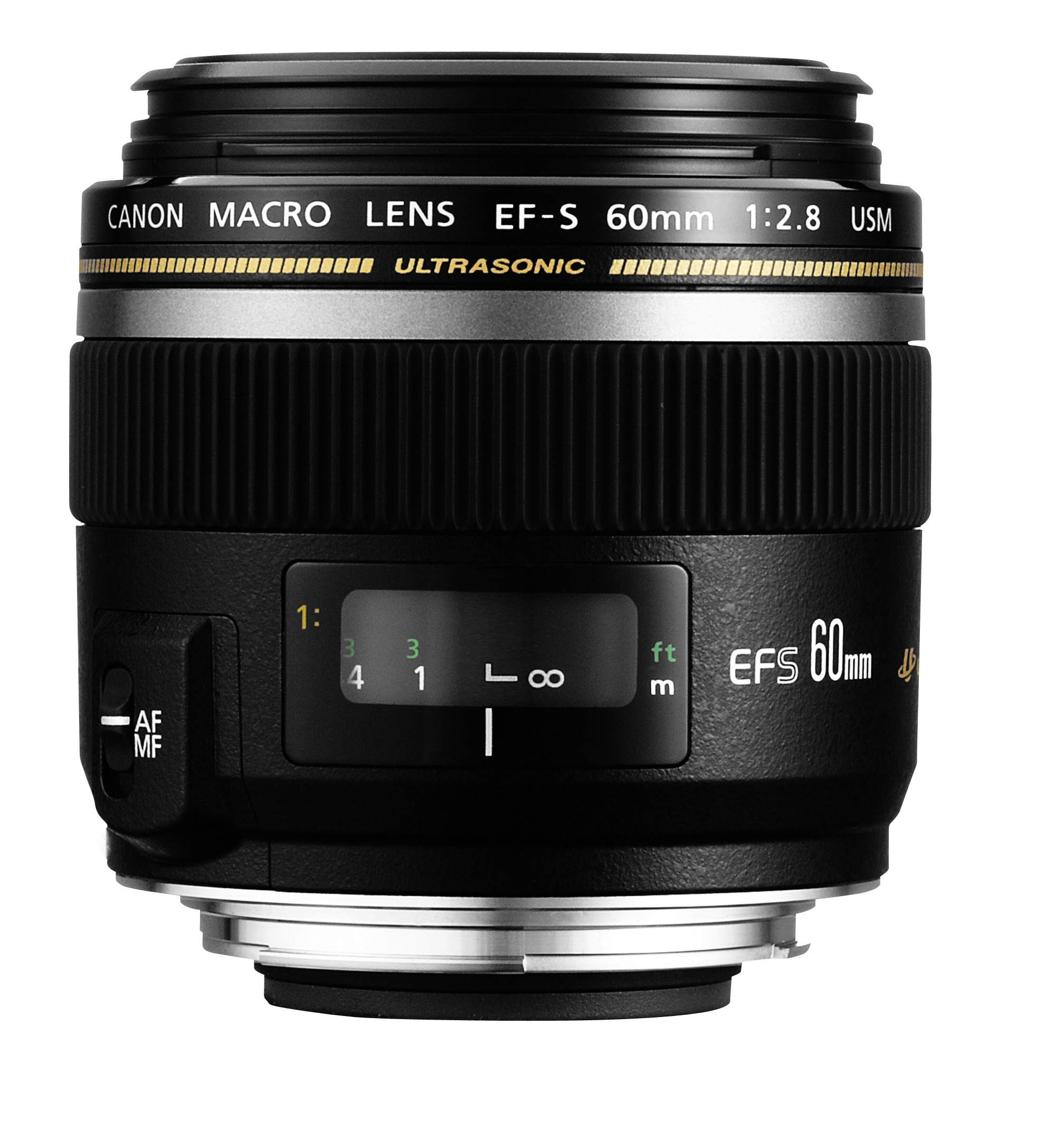CANON EF-S F/2,8  60mm MAKRO USM 0284B007 - 60 mm f/2.8 EF-S, USM (Objektiv für Canon EF-S-Mount, Schwarz)