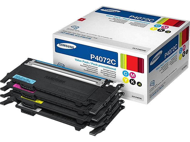 SAMSUNG Inktpatroon Cyaan - Magenta - Geel - Zwart (CLT-P4072C/ELS)