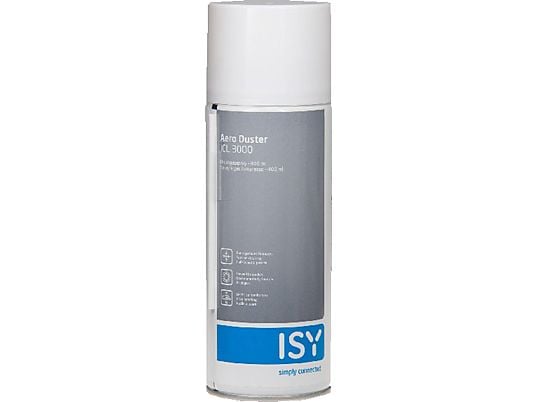 ISY ICL-3000 - Druckluftspray (Weiss, grau)
