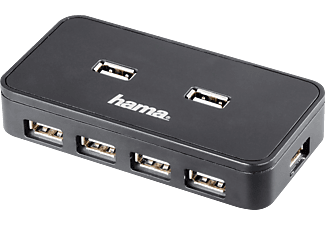 HAMA 39859 - USB-2.0-Hub 1:7 (Noir)