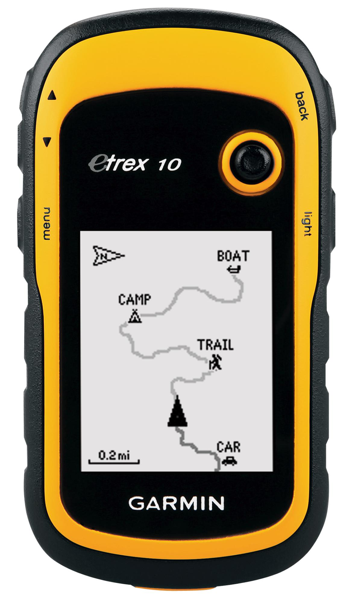 GPS Portátil - Garmin ETrex 10, Pantalla 2,2", con mapa mundial pregrabado y estanco