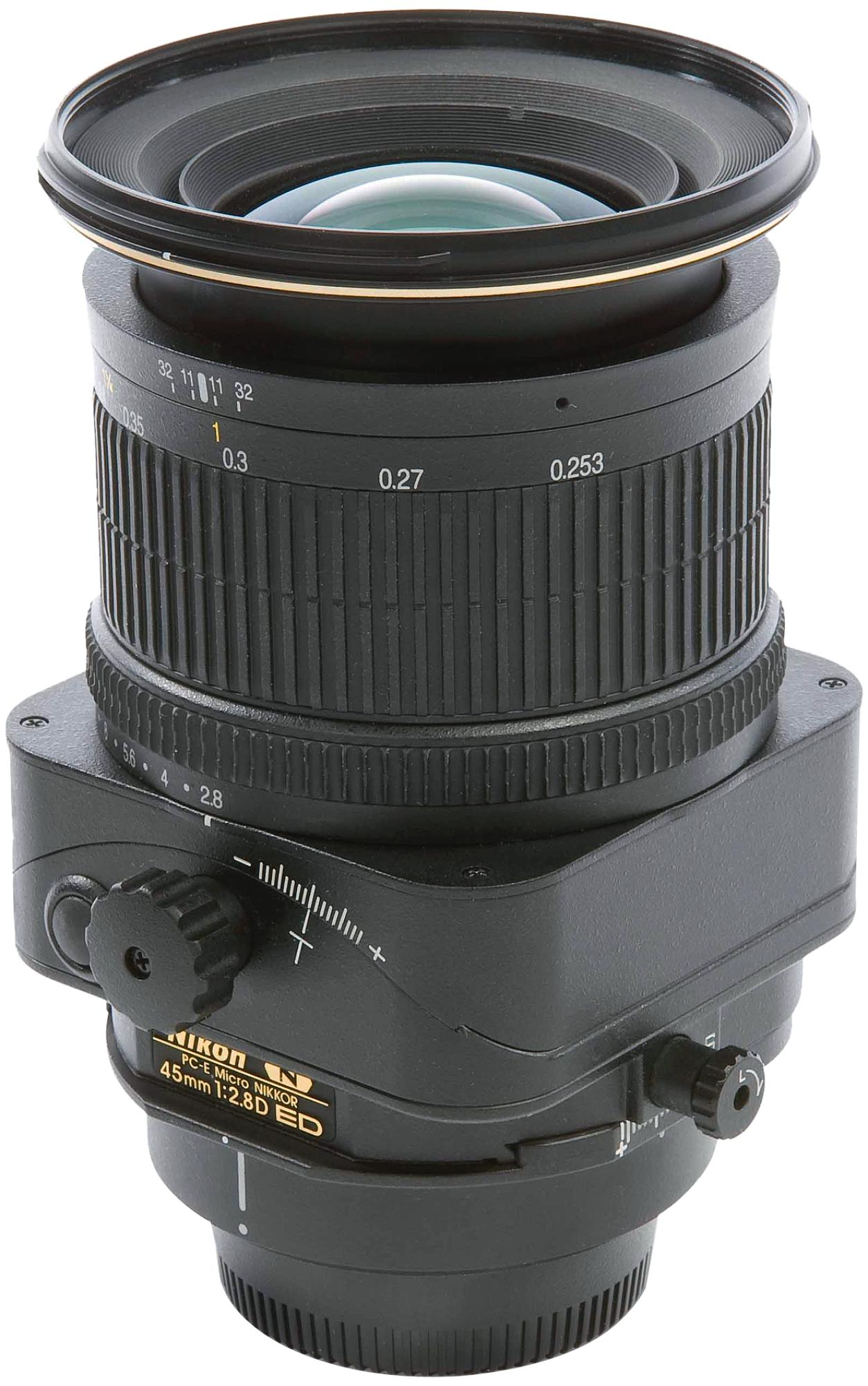 NIKON NIKKOR 45mm 1:2,8D ED - 45 mm f/2.8 ED, N (Objektiv für Nikon F-Mount, Schwarz)