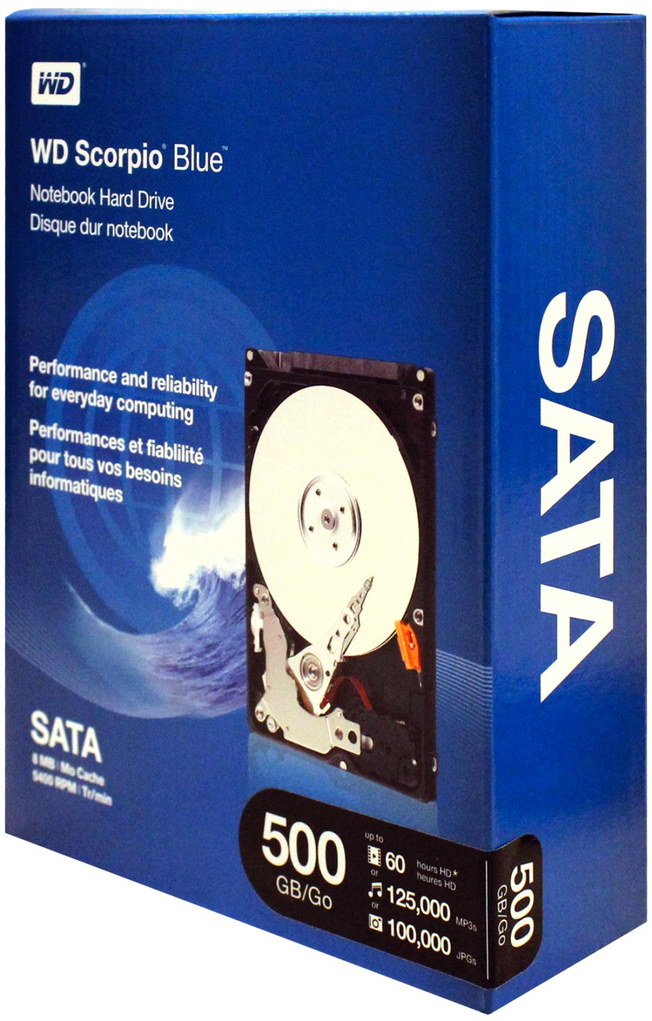 Disco duro de 500Gb - WD Caviar Blue interno, 2.5", SATA